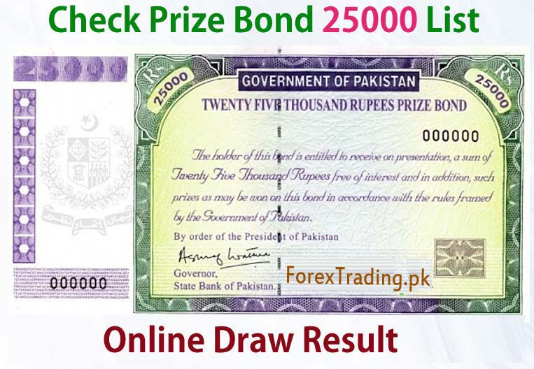 25000 Prize Bond List